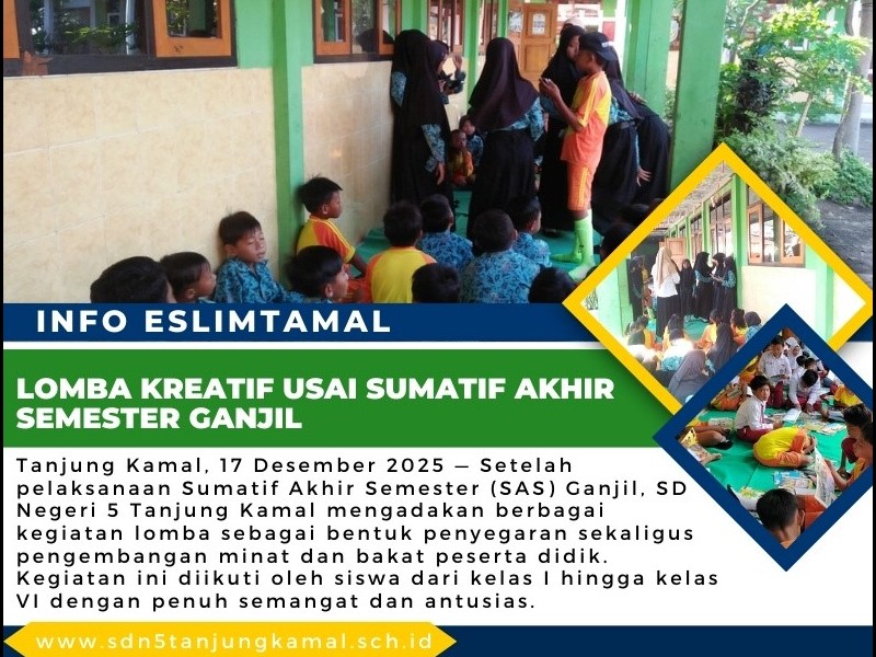 Lomba Kreatif Usai Sumatif Akhir Semester Ganjil