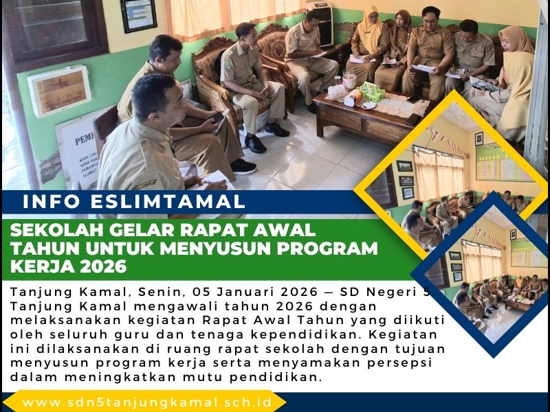 Sekolah Gelar Rapat Awal Tahun untuk Menyusun Program Kerja 2026